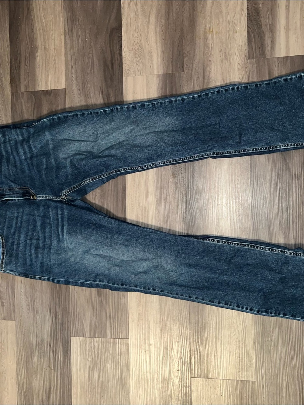 Hollister Bootcut Jeans Mens 34x32 Medium Wash Stretch Denim Classic Fit Flex